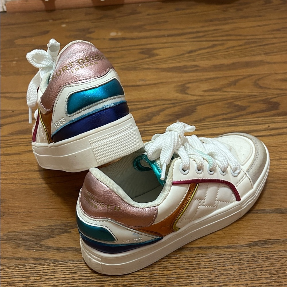 Kurt Geiger of London Mini Southbank Metallic Sneakers size 3